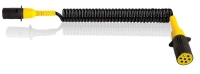 24V Kablolu Plastik Romork Fisi S Tip Plastik Yay Korumali (1×1,5Mm2 + 6×1Mm2) 4,50Mt  ALSA 05RF0103S45
