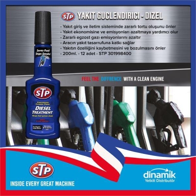 Stp® Diesel Treatment  Di̇zel Yakit Katkisi 200Ml. STP 301998400
