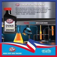 Stp® Synthetic Oil Treatment  Benzi̇nli̇ Ve Di̇zel Sentetik Yag Katkisi 300Ml. STP 302011900