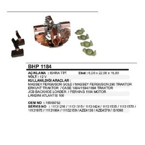 MARŞ KÖMÜR YUV. > JOHNDEERE/LANDINI/MF/PERKINS/JCB (IS1027-1064-1098-1195-1201 MARŞLARDA ) ERKUNT TRAKTÖR VERT-BHP1184