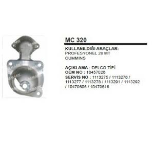 MARŞ ÖN KAP.24V.DELCO TİPİ PROFESYONEL 28MT AK DODO-1028018