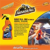 Armorall Waterless Wash & Wax, Aracin Yeni̇ Yikanmiş Parlak Islak Görünümünü Korunmasina Yardimci Olur. 500Ml.  ARMORALL 301920300