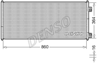 Klima Radyatoru (Kondanser) Transit V184 2.0Tdci - 2.4 Tdci 00>06 DENSO DCN10032