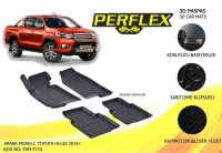 Paspas 3D Havuzlu X-Mat Toyota Hilux 2015-> PERFLEX PXM-TY15