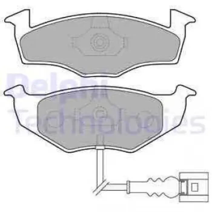 On Fren Balatasi Polo / Classic 1.4 1.6 95>01 Ibiza 96>02 Cordoba 96>02 | DELPHI LP1709 | OEM 6Q0698151B