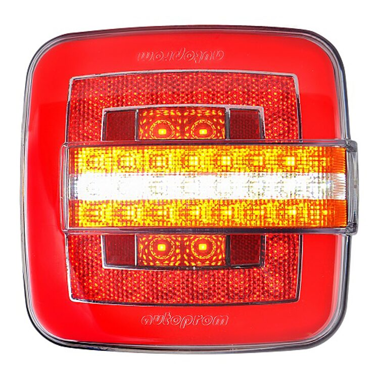 Çeray Neon Kare Hamburger Stop Lambası 12V Dinamik Sinyalli