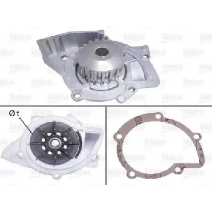 Devirdaim Su Pompasi Boxer II Jumper II DW12UTED (2.2HDI 8V) / (03 06) C5 II P407 P508 P307 P308 C8 Expert III Jumpy III Scudo III DW10BTED4 (2.0 16V)) Smax 10> Focus II 09>11 2.0 TDCI Mondeo 07> 2.0TDCI | VALEO 506719 | OEM 3M5Q 8591 EA 1609402180