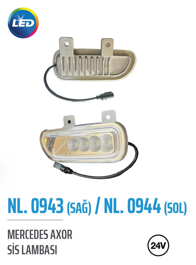M Axor LED'li Sis Lambası Sağ | OEM NL.0943