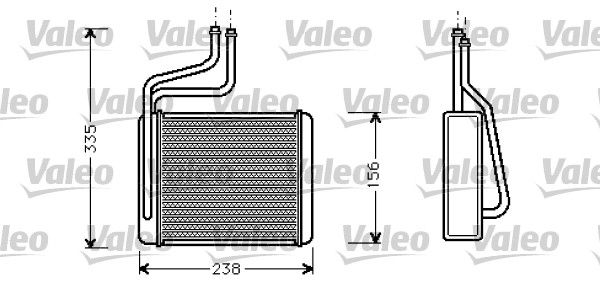 Kalorifer Radyatoru Cougar Mondeo I Mondeo II Mondeo III Jaguar X-Type 01 - 10 (X400) Classic | VALEO 812275 | OEM 1114283 1114283 1S7H18476AA 3016497 C2S4781 1S7H18476AA 3016497 C2S4781