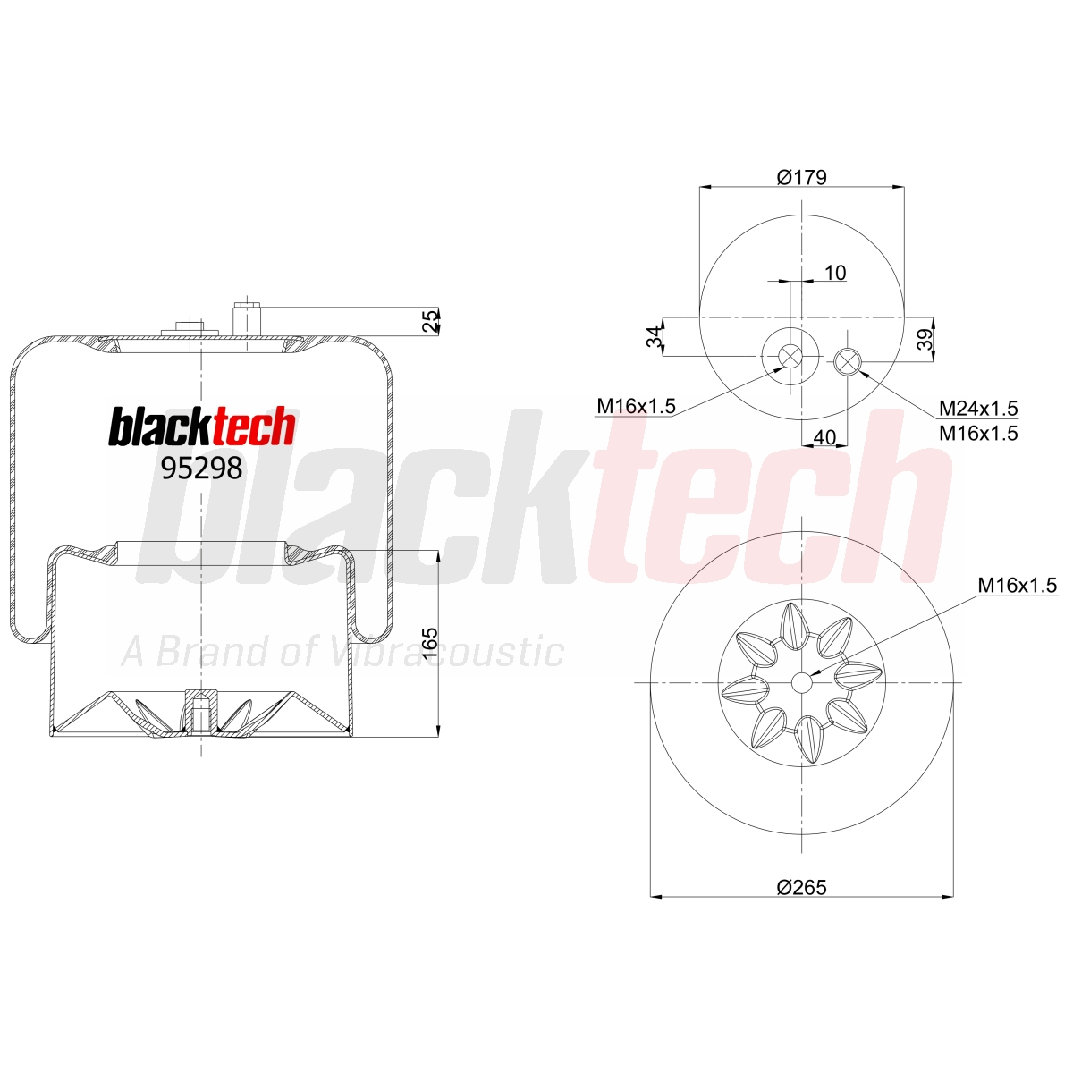 Körük Komple Metal Pistonlu | OEM 4187NP22