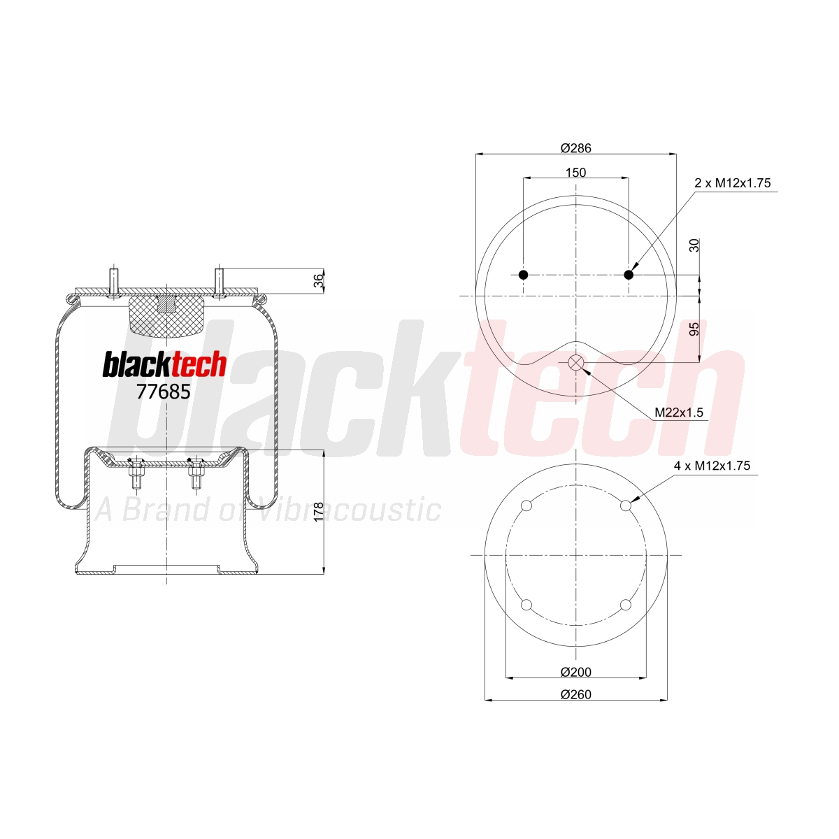 Körük Komple Metal Pistonlu | OEM RML77685C