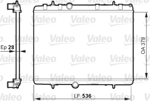 Motor Su Radyatoru P307 YM P3008 Rcz Partner Tepe Berlingo III P308 P5008 C4 C4 II DS4 C4 Picasso DS5 C5 III 2,0HDI 1,6HDI C5 II P407 1,8 2,0 I 2,0HDI | VALEO 735608