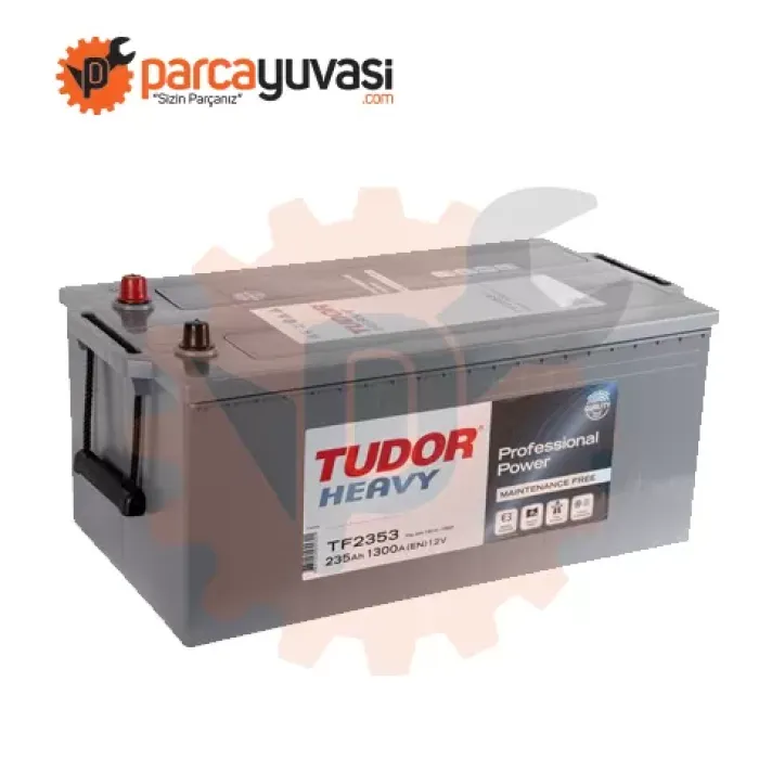 Aku 12V 235 Ah 1300A D06 1300A (518×279×240) Power Pro (Tam Kapali Bakimsiz) | TUDOR TF2353