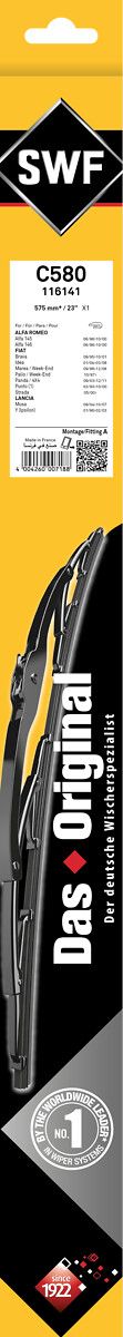 Silecek Supurgesi 575MM (Ad) Fiat Brava, Bravo, Idea, Marea, Panda, Punto (St) / (Swf) | VALEO 116141