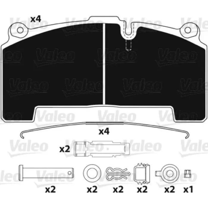 Disk Fren Balatasi Bpw SB4309 | VALEO 882209 | OEM 0509290060 0980106440