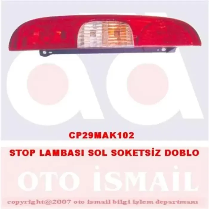 Stop Lambasi Sol Doblo 05 09 Duysuz | CERKEZ MAK-102 | OEM 51755145