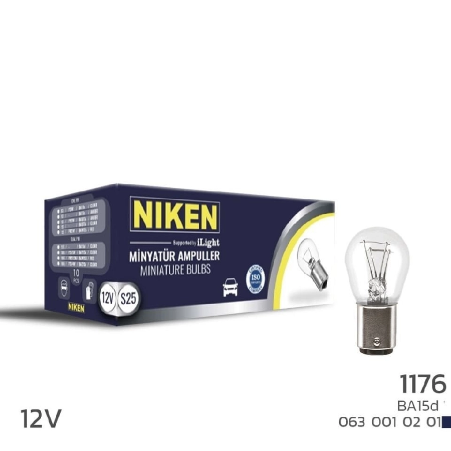 Ampul 1176 Ampul Düz BA15d P21W, 5W (12V) 10LU | OEM 0630010201