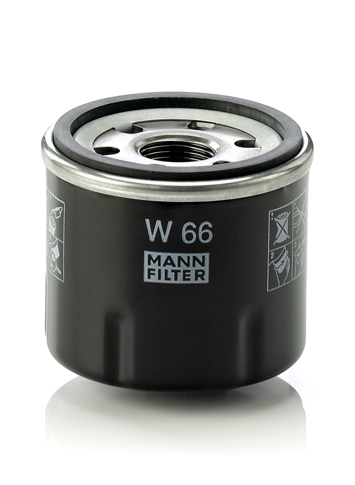 Yag Filtresi Logan Sandero Clio Kangoo Modus Thalia Twingo Symbol 1.2 | MANN W66 | OEM 8200257642-1520800QAG