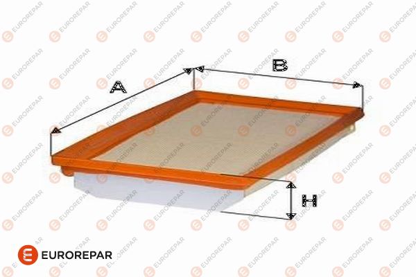 Hava Filtresi Egea 1.3D Mtj 1.6D Mtj 15> 1.6 Benz. 15> | EUROREPAR 1682262080 | OEM 1682262080