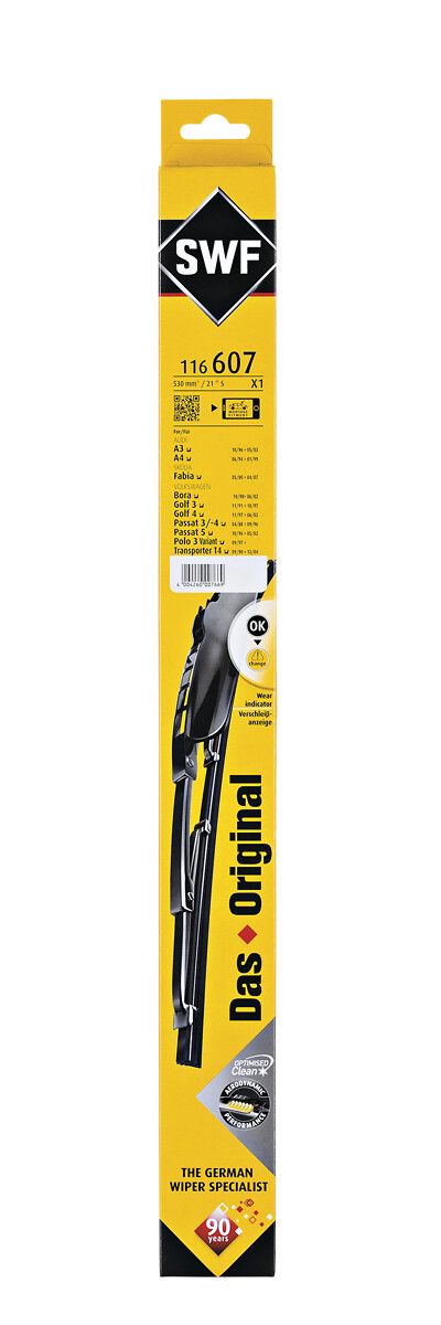 Silecek Supurgesi 530MM Ruzgarlikli Audi A3,A4, Bmw 3 Serisi, Vw Golf 3, Passat (St) / (Swf) | VALEO 116607