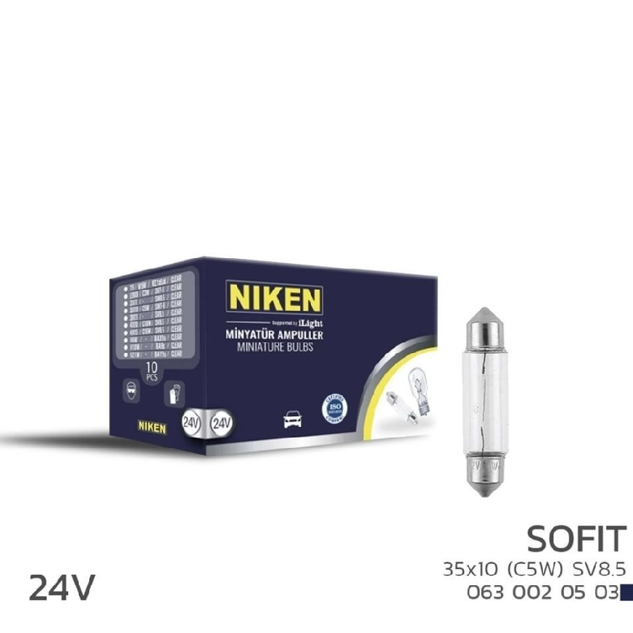 Ampul 24V 5W Sofıt Ampul 35X10 ) SV8.5 10LU | OEM 0630020503