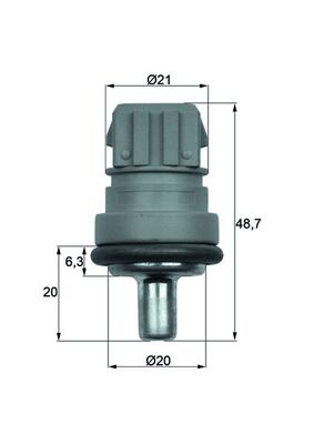 Hararet Musuru (Yesil) Ibiza 3 Octavia Bora Golf 4 Caddy Passat Polo Transporter | MAHLE TSE1D | OEM 059919501 059919501B