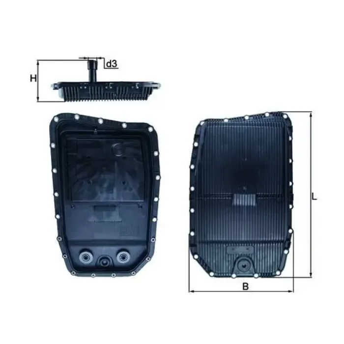 Otomatik Sanziman Yag Filtresi (GA6HP26Z) Bmw E60 E65 E90 E70 E71 Discovery 3 /4 L319 Range Rover 3 L322 Range Rover Sport I L320 Jaguar Xk II X150 Xk 8 S-Type II X200 Xf I X250 Xj 350 Aston Martin DB9 Vangate 04>16 Rapide 6.0 10>14 | MAHLE HX152