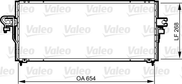 Klima Radyatoru Nissan Almera 1,6 96>00 | VALEO 817794 | OEM 921102M117