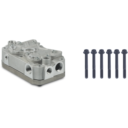 Kompresor Silindir Kapağı Komple Pleytli Bmc Pro 827 Elektrikli | A-TECH 456.01.1210 | OEM 151750-RK01677