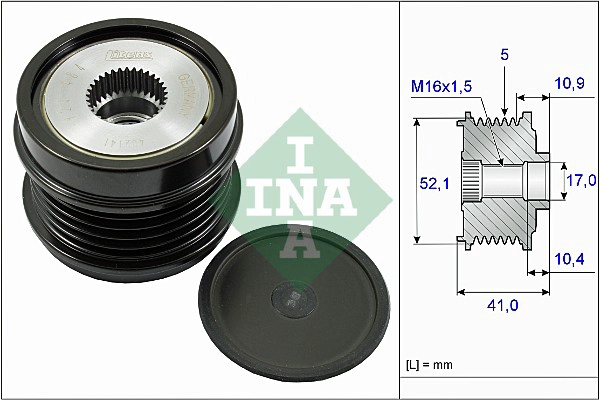 Alternator Kasnagi X156 13> W176 12>18 W246 11>18 C117 13>19 | LITENS 920484 | OEM A2701550315
