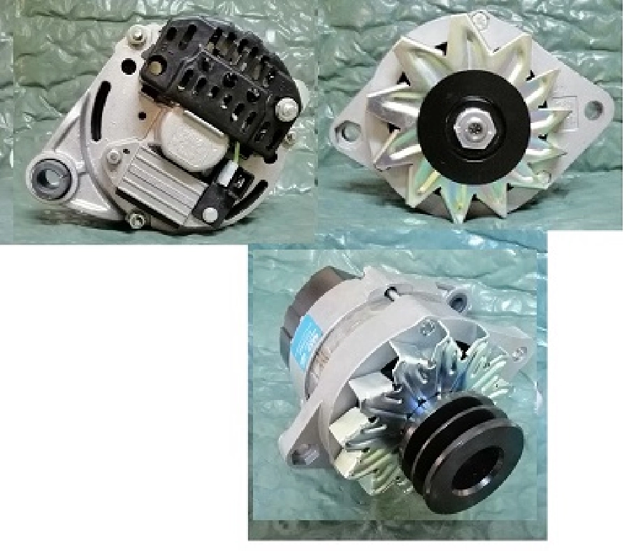 Alternatör 12V 65A Çift Kasnak Türk Traktör-Tümosan-Erkunt Eski NO:63396565 | OEM 63396560