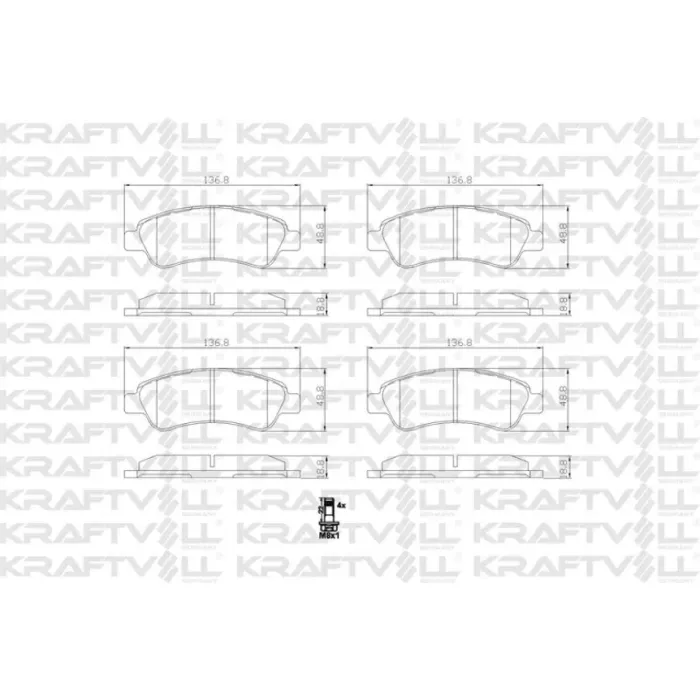 On Fren Balatasi Berlingo II Partner II P1007 C2 C3 II C4 Xsara Picasso P207 C3 III DS3 C3 Picasso P301 Celysee P208 P2008 C4 Cactus / (Arka Fren Balatasi Ducato III Boxer III Jumper III 2.2HDI 100 Multijet 2.3JTD 120 Multijet 3.0JTD 160 Multijet 07