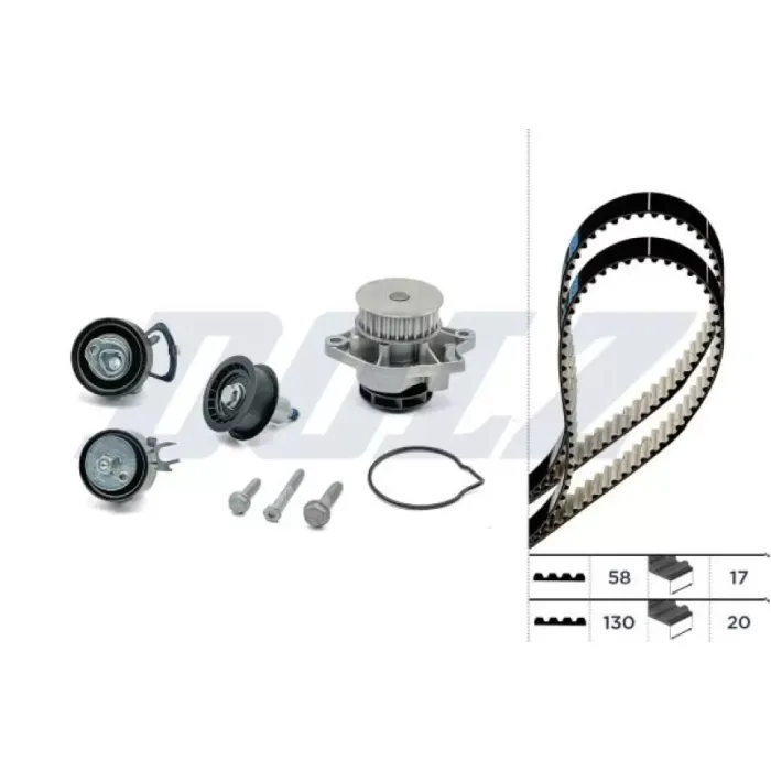 Eksantrik Rulman Kiti (Devirdaimli) Golf 4 Bora A2 Lupo Polo (1,6 16V Fsi) Bcb Bad Azd Avy Aus Atn Arc 99>06 | DOLZ KD080 | OEM 036198119E 036198119A 036121005M