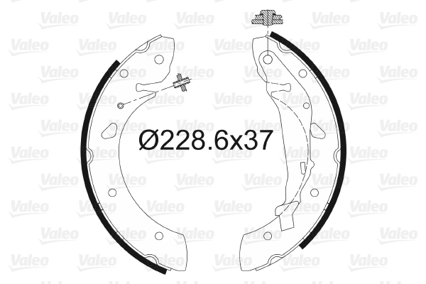 Arka Fren Balatasi Pabuc Toyota Avensis 97-01 | VALEO 562773 | OEM 0449505020 0449505020 0449505030 449505020 0449505030 449505020