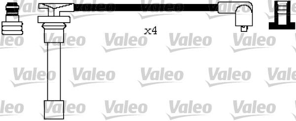 Buji Kablosu Honda Civic 1.4 1.5 1.6 16V Accord 2.0 2.2 2.3 91-> | VALEO 346655 | OEM 32700P0D000 32700P0D000 32700P0KG00 32700P5K003 32700P0KG00 32700P5K003