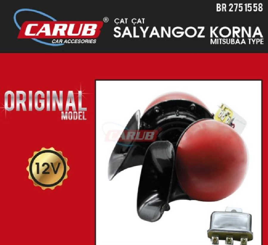 Korna 12V Çat-Çat Salyangoz Tip Orijinal Model | OEM BR2751558