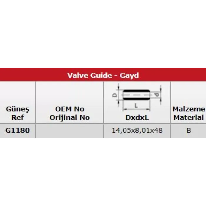 Subap Gaydi (In 4 Ex 4) Tata 8V | GUNES G1180