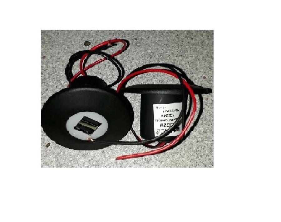 USB Şarj Ünitesi 12V, 24V 2A Mavi LED'li | OEM SUC2B