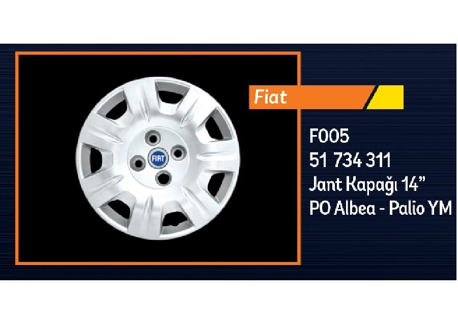Jant Kap 14J (Ad) - Albea-Palio 14''SOLE | OEM 02867