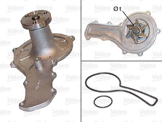 Devirdaim Chrysler Voyager II 2.5 I 90> 95 | VALEO 506455 | OEM 05166861AA 05166861AAS 43154551