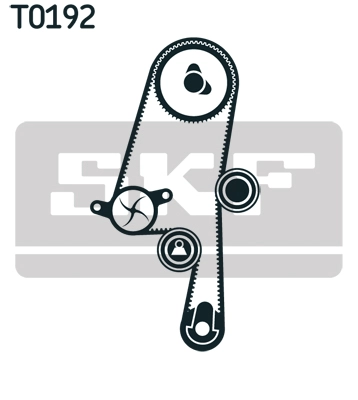 Eksantrik Rulman Kiti (Triger Seti) Volvo C30 10>14 C70 2 06>14 S40 2 06>10 S80 2 V60 V70 XC60 XC90 D3-D4-D5 | SKF VKMA 06220 | OEM 1275409