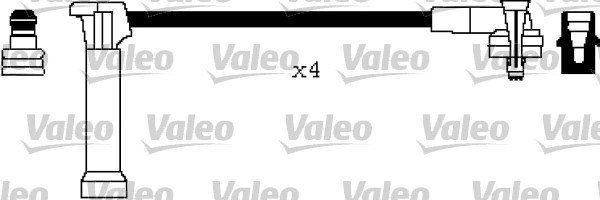 Buji Kablosu Fiesta IV 1,25 I / 1,4 16V / 1,6 16V 95>02 | VALEO 346301 | OEM 1004427 1004427 1004430 1004431 1004430 1004431