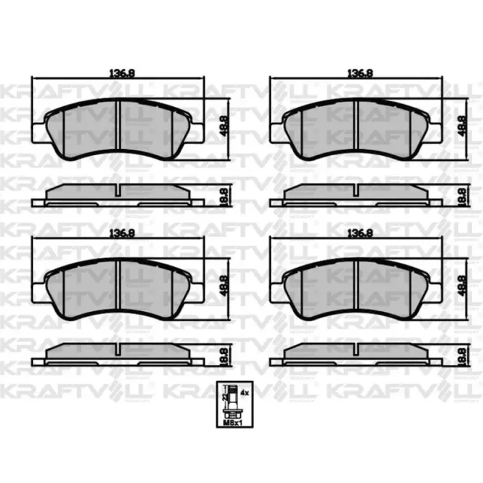 On Fren Balatasi (Premium) Berlingo II Partner II P1007 C2 C3 II C4 Xsara Picasso P207 C3 III DS3 C3 Picasso P301 Celysee P208 P2008 C4 Cactus / (Arka Fren Balatasi Ducato III Boxer III Jumper III 2.2HDI 100 Multijet 2.3JTD 120 Multijet 3.0JTD 160