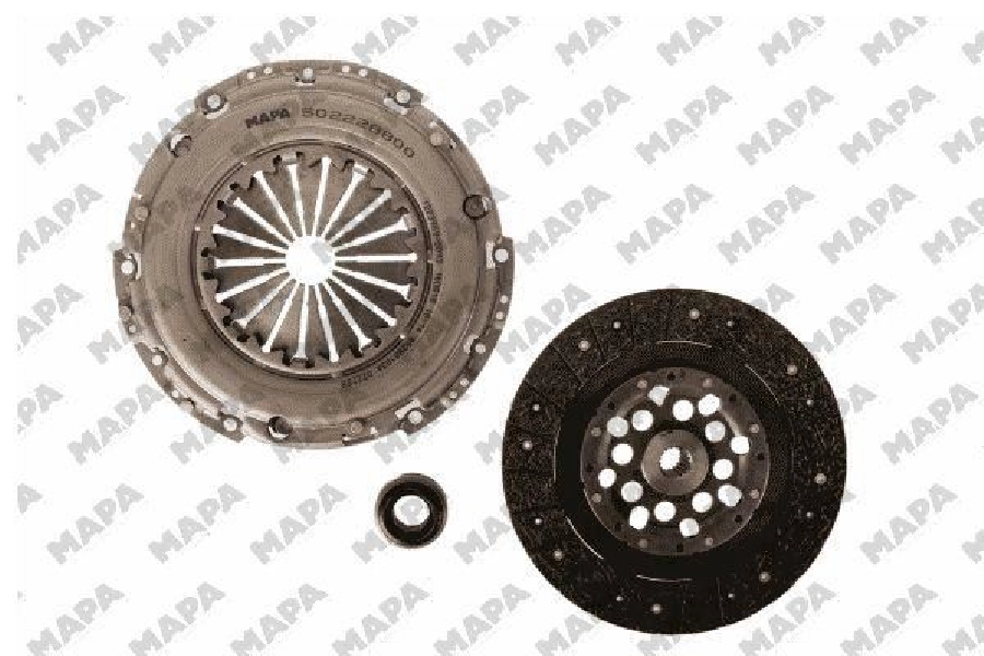 Debriyaj Seti 207-307-308-407-1007-Partner-Berlingo-C2-C3-C4-C5-Xsara 1.6HDI 110HP (DV6TED4B, F) | OEM 005228000