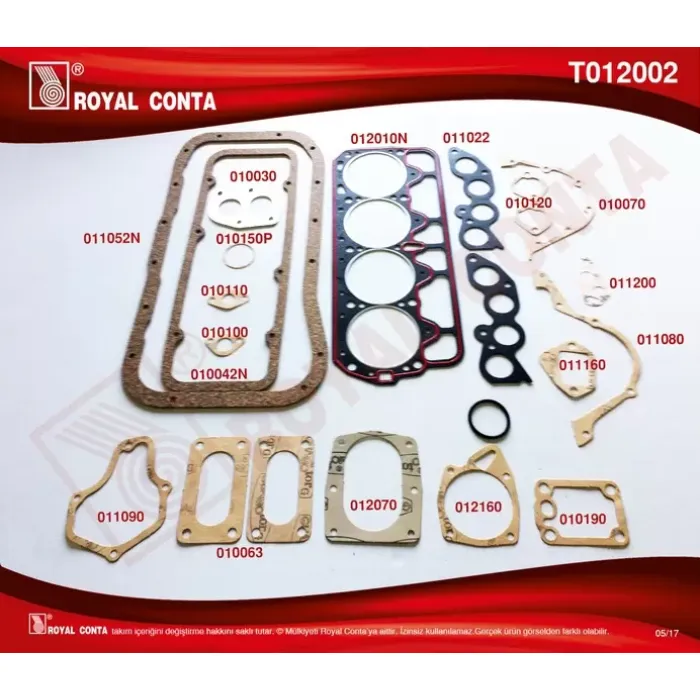 Motor Conta Takimi (Full) M131 1,6 | ROYAL T012002 | OEM 5880247