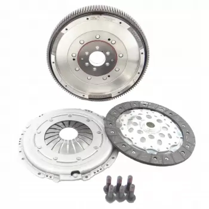 Volant+Debriyaj Set A1 A3 Cordoba Ibiza Leon Toledo Golf IV Bora Polo Fabia Octavia Roomster 1.8T 1.6 1,9 TDI Agr Ahu Ale Alh Ajq App Ary Auq Afn Asv Cayb Cayc Clna Sabit Gobek | VOLMERK VW320-K | OEM 03L141018Q