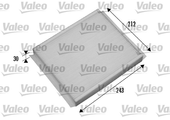 Polen Filtresi Opel Meriva A 1.3 / 1.4 / 1.6 / 1.7 03>10 | VALEO 698876 | OEM 6808604 6808604 6808605 93174800 6808605 93174800