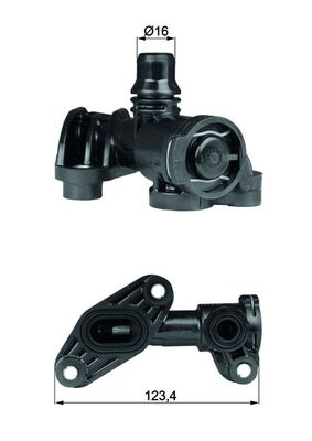 Termostat BMW X6 E71 E72 | MAHLE TO693 | OEM 17107558267