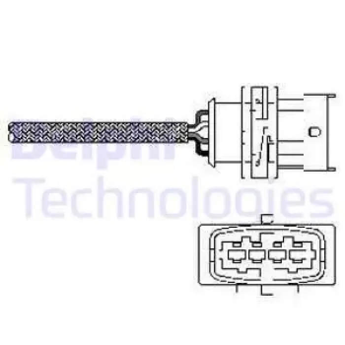 Oksijen Sensoru (Konum 1) Z16XEP Astra G / H Vectra C Zafira B | DELPHI ES10789-12B1 | OEM 855510 855510 93174519 93174519