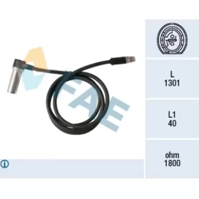 ABS Sensoru On Daily 4 06>11 1300MM | FAE 78363 | OEM 504007426 500342090